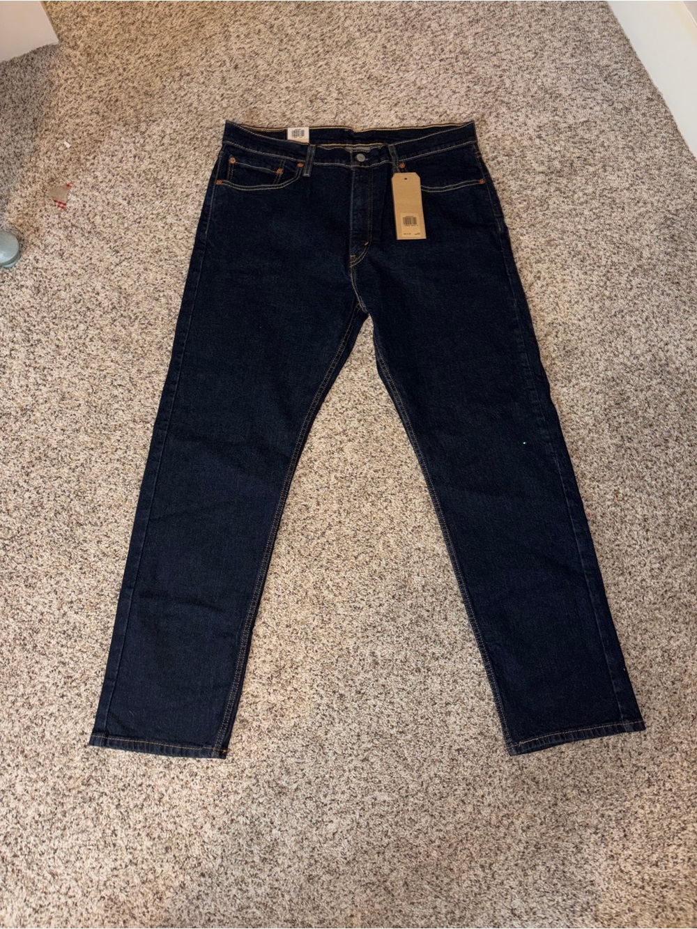 Levi's Indigo Straight-Leg Jeans 36X32